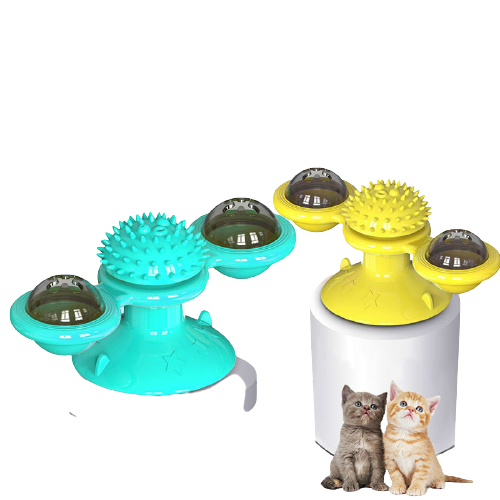 Pet Cat Windmill Turntable Toys - Womenwares.com