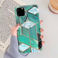 Plating Geometric Marble iPhone Case - Womenwares.com