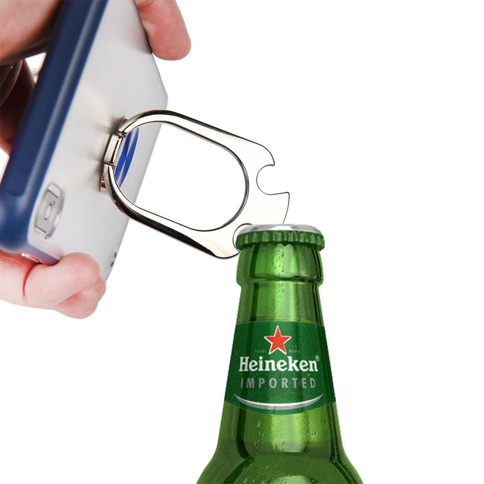 open beer bottle without opener