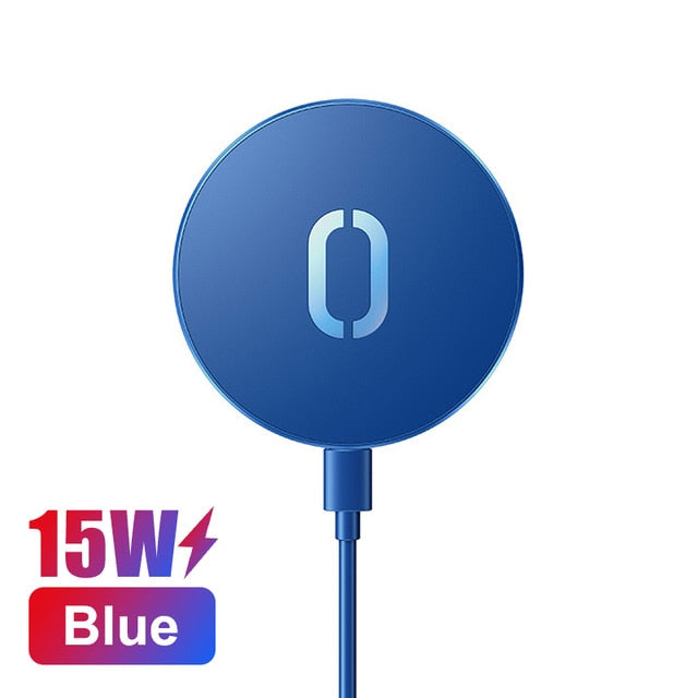 apple wireless charger - blue