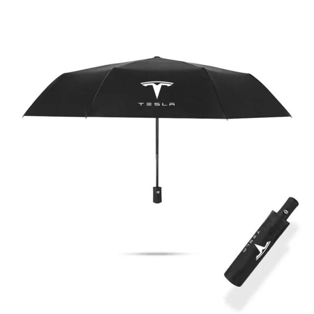 tesla golf umbrella